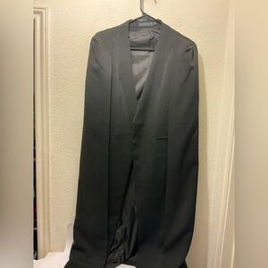 Lavish Alice Chic Black Cape Blazer size XS